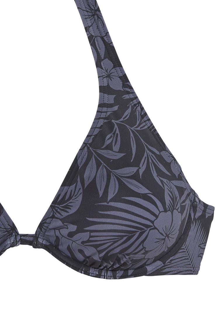 VENICE BEACH VENICE BEACH B&uuml;gel-Bikini-Top Bikini Oberteil Damen - schwarz bedruckt - 1 | SportScheck