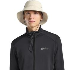 Rückansicht von Jack Wolfskin VENT BUCKET HAT Hut stone