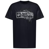 Jack Wolfskin BRAND T M Funktionsshirt Herren - WOOD dark navy