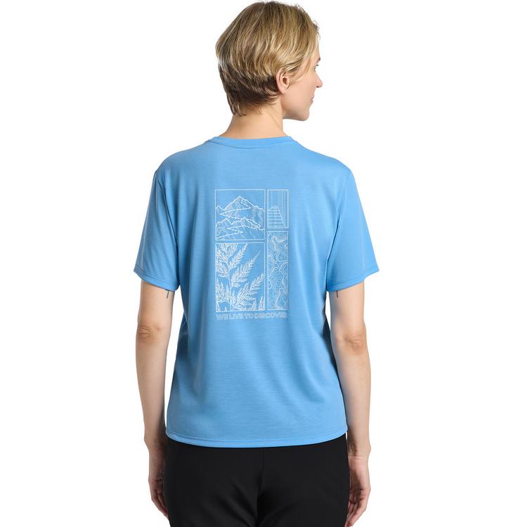 Jack Wolfskin Jack Wolfskin VONNAN GRAPHIC T W Funktionsshirt Damen - EXPLORE mid blue - 1 | SportScheck