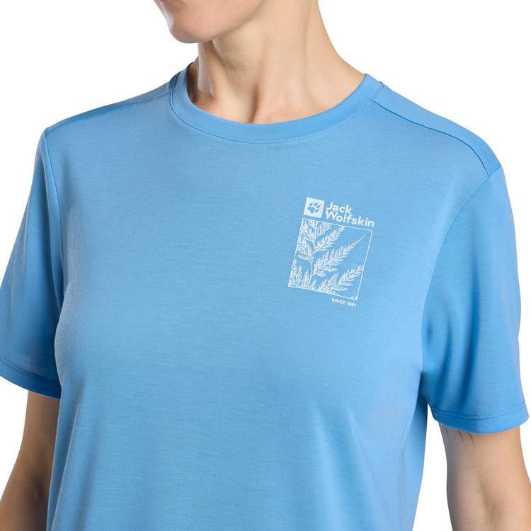 Jack Wolfskin Jack Wolfskin VONNAN GRAPHIC T W Funktionsshirt Damen - EXPLORE mid blue - 2 | SportScheck