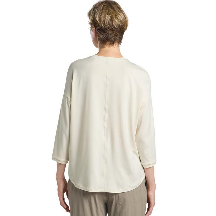 Jack Wolfskin Jack Wolfskin TRAVEL 3 4 T W Funktionsshirt Damen - cotton white heather - 1 | SportScheck