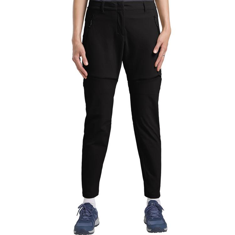 Jack Wolfskin Jack Wolfskin HIKEOUT ZIP AWAY PANTS W Funktionshose Damen - black - 0 | SportScheck