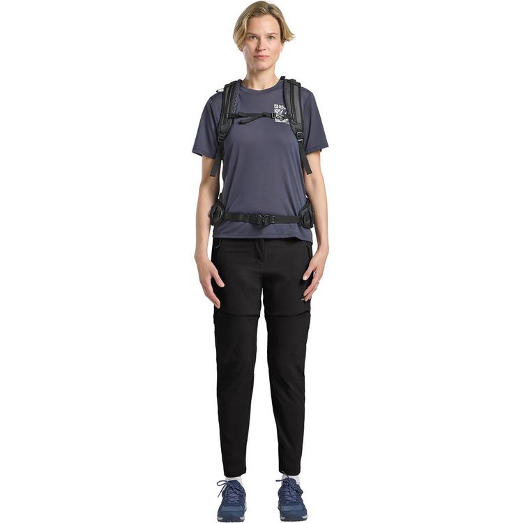 Jack Wolfskin Jack Wolfskin HIKEOUT ZIP AWAY PANTS W Funktionshose Damen - black - 2 | SportScheck