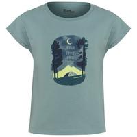Jack Wolfskin GRAPHIC GIRLS T T-Shirt Kinder - PRINT soft jade