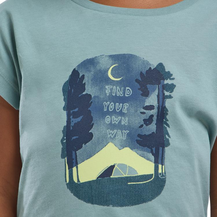 Jack Wolfskin Jack Wolfskin GRAPHIC GIRLS T T-Shirt Kinder - PRINT soft jade - 2 | SportScheck