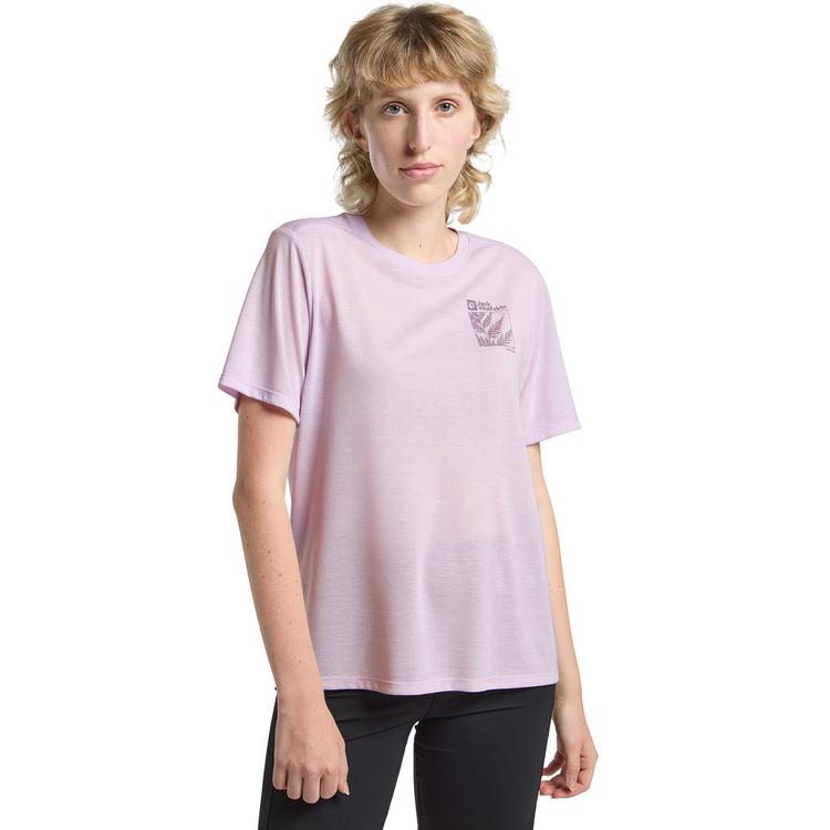 Jack Wolfskin Jack Wolfskin VONNAN GRAPHIC T W Funktionsshirt Damen - EXPLORE pale lavender - 0 | SportScheck