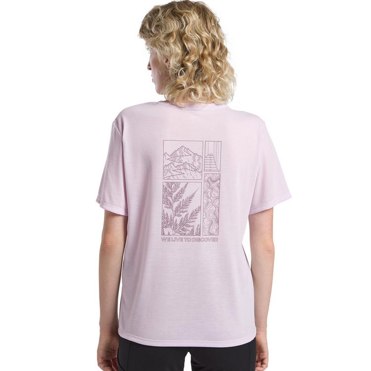 Jack Wolfskin Jack Wolfskin VONNAN GRAPHIC T W Funktionsshirt Damen - EXPLORE pale lavender - 1 | SportScheck