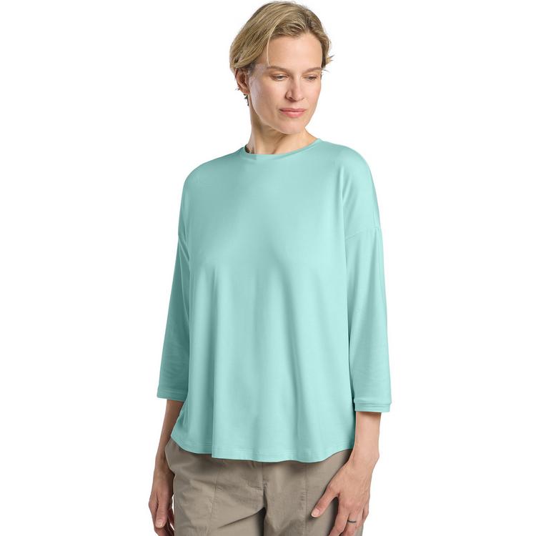 Jack Wolfskin Jack Wolfskin TRAVEL 3 4 T W Funktionsshirt Damen - soft jade heather - 0 | SportScheck