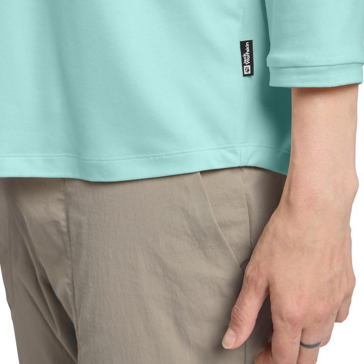 Jack Wolfskin Jack Wolfskin TRAVEL 3 4 T W Funktionsshirt Damen - soft jade heather - 2 | SportScheck
