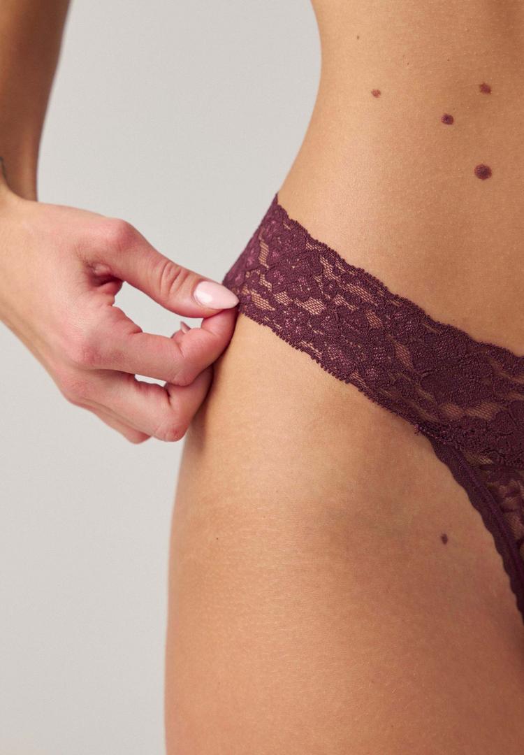 Snocks Snocks Tangas Unterhose Damen - Weinrot - 5 | SportScheck