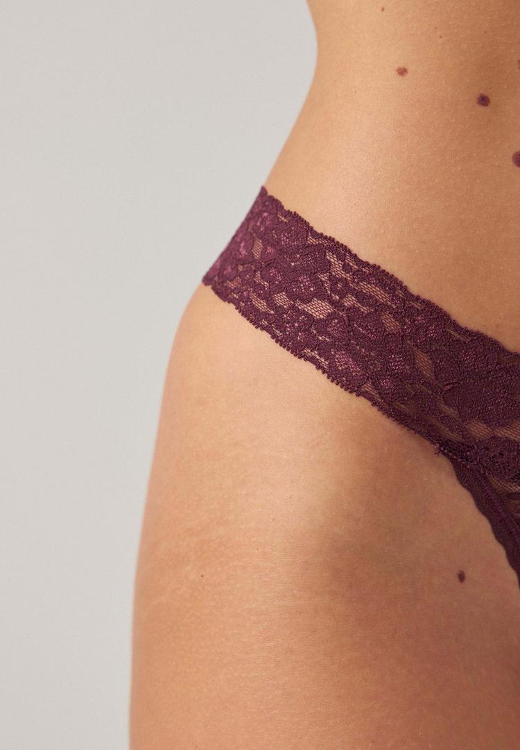 Snocks Snocks Tangas Unterhose Damen - Weinrot - 6 | SportScheck