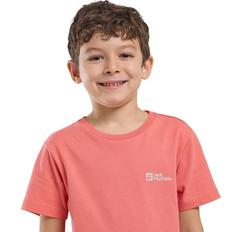 Jack Wolfskin Jack Wolfskin ESSENTIAL COTTON T K Funktionsshirt Kinder - sunset coral - 2 | SportScheck