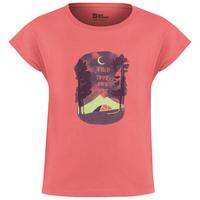 Jack Wolfskin GRAPHIC GIRLS T T-Shirt Kinder - PRINT sunset coral
