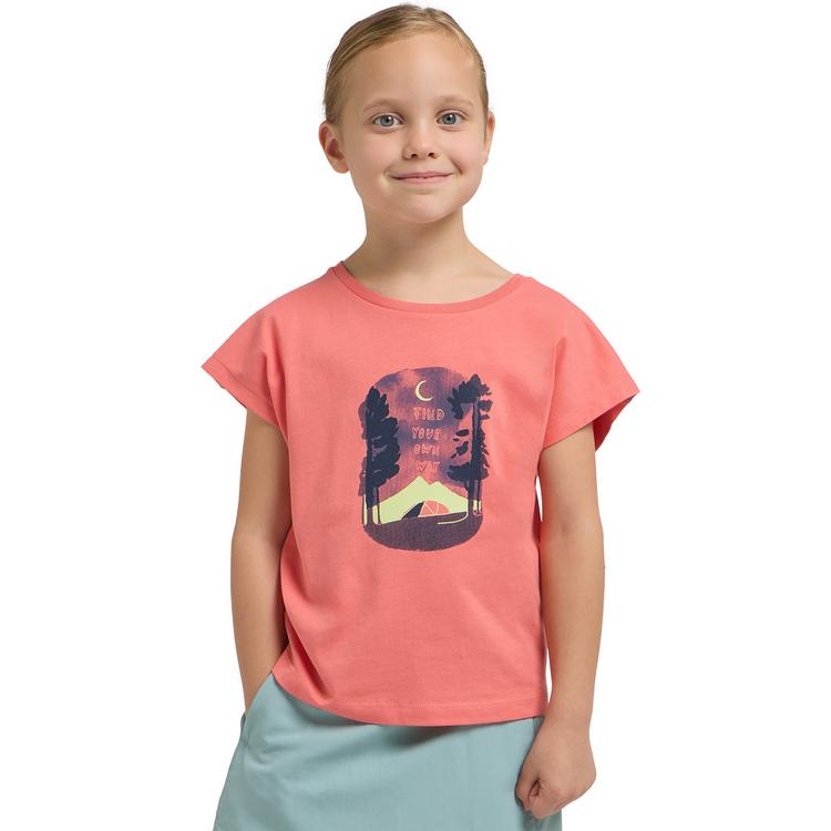 Jack Wolfskin Jack Wolfskin GRAPHIC GIRLS T T-Shirt Kinder - PRINT sunset coral - 0 | SportScheck