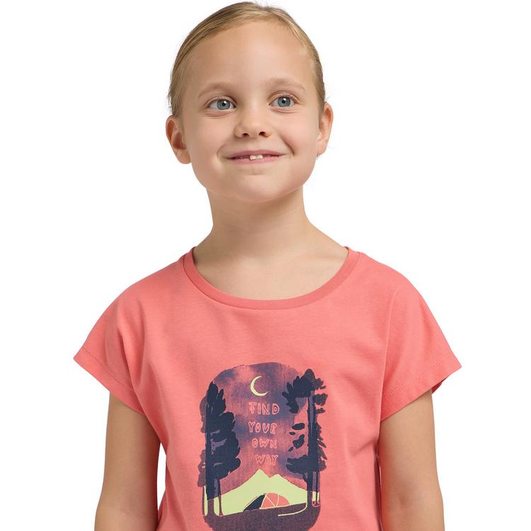 Jack Wolfskin Jack Wolfskin GRAPHIC GIRLS T T-Shirt Kinder - PRINT sunset coral - 2 | SportScheck