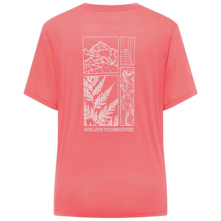 Jack Wolfskin Jack Wolfskin VONNAN GRAPHIC T W Funktionsshirt Damen - EXPLORE sunset coral - 0 | SportScheck