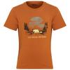 Jack Wolfskin GRAPHIC COTTON T KIDS Funktionsshirt Kinder - PRINT soft amber