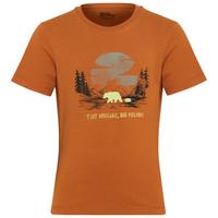 Jack Wolfskin GRAPHIC COTTON T KIDS Funktionsshirt Kinder - PRINT soft amber