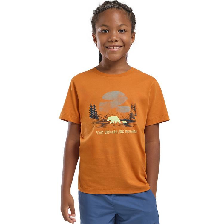Jack Wolfskin Jack Wolfskin GRAPHIC COTTON T KIDS Funktionsshirt Kinder - PRINT soft amber - 0 | SportScheck