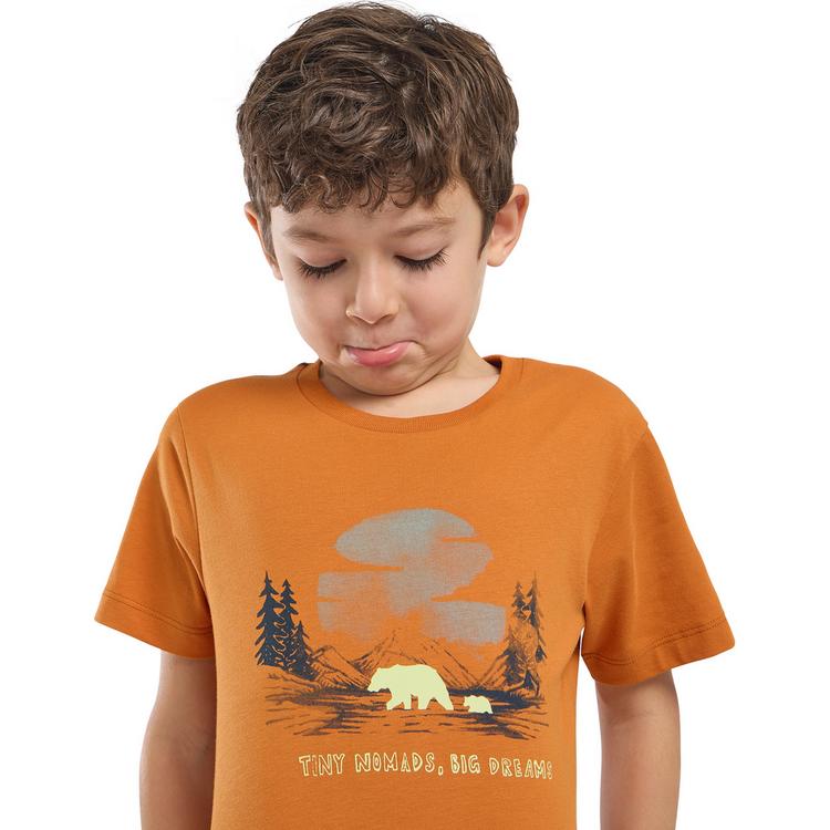 Jack Wolfskin Jack Wolfskin GRAPHIC COTTON T KIDS Funktionsshirt Kinder - PRINT soft amber - 2 | SportScheck