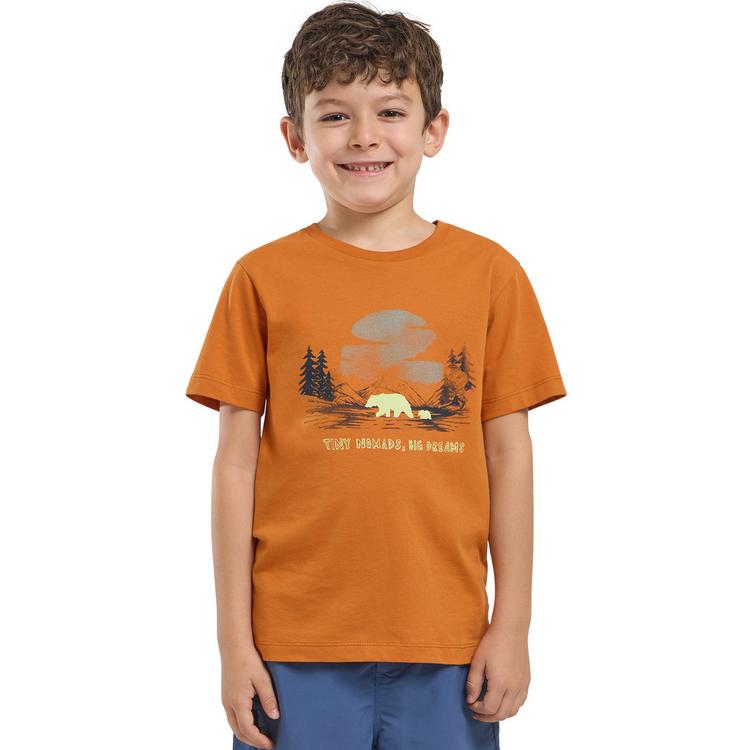 Jack Wolfskin Jack Wolfskin GRAPHIC COTTON T KIDS Funktionsshirt Kinder - PRINT soft amber - 3 | SportScheck