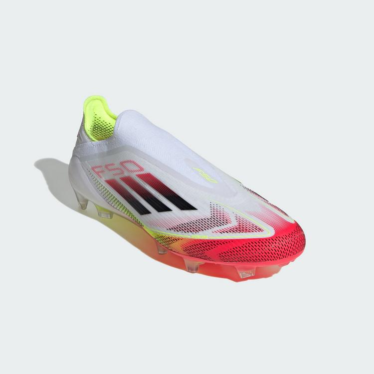 adidas adidas F50 Elite Laceless FG Fu&szlig;ballschuh Fu&szlig;ballschuhe Herren - Cloud White / Core Black / Solar Yellow - 2 | SportScheck