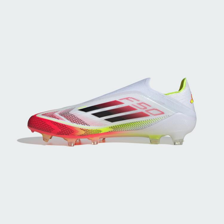 adidas adidas F50 Elite Laceless FG Fu&szlig;ballschuh Fu&szlig;ballschuhe Herren - Cloud White / Core Black / Solar Yellow - 4 | SportScheck