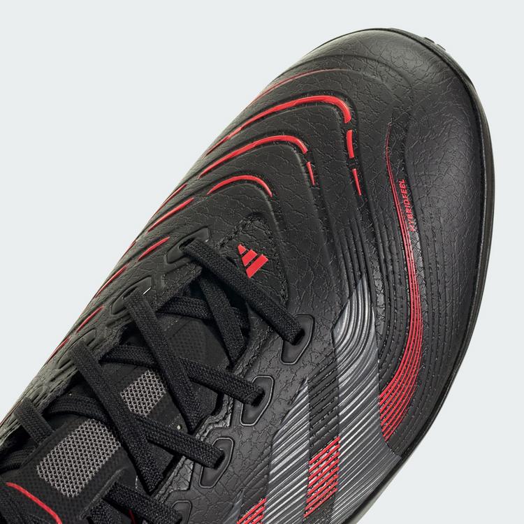 adidas adidas Predator League TF Fu&szlig;ballschuh Fu&szlig;ballschuhe - Core Black / Grey Four / Lucid Red - 6 | SportScheck