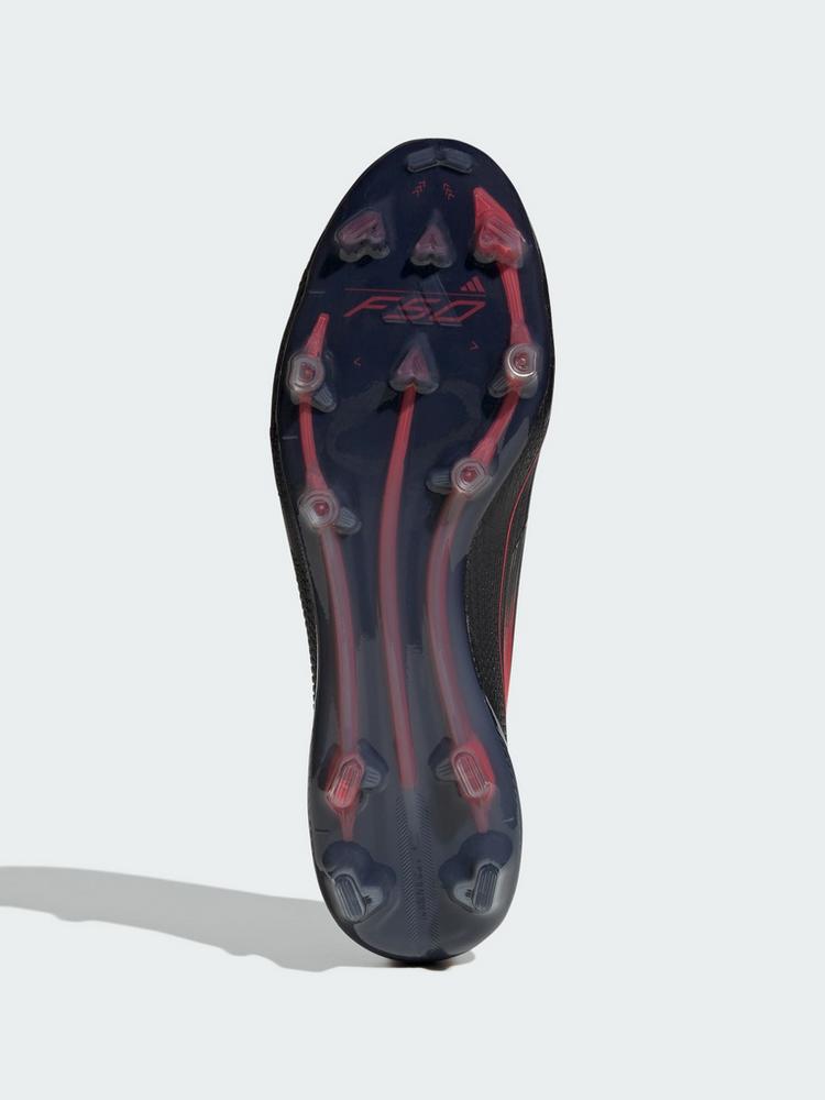 adidas adidas F50 Elite Laceless FG Fu&szlig;ballschuh Fu&szlig;ballschuhe Herren - Core Black / Iron Metallic / Lucid Red - 1 | SportScheck