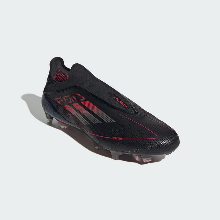 adidas adidas F50 Elite Laceless FG Fu&szlig;ballschuh Fu&szlig;ballschuhe Herren - Core Black / Iron Metallic / Lucid Red - 2 | SportScheck
