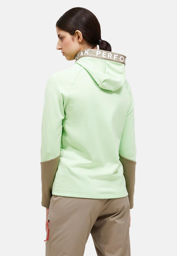 Peak Performance Peak Performance W Rider Zip Hood Fleecejacke Damen - pastellgruen - 1 | SportScheck