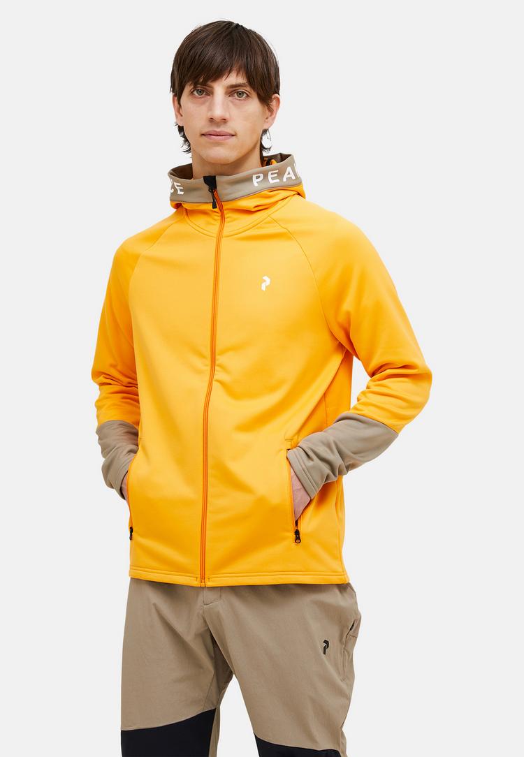 Peak Performance Peak Performance M Rider Zip Hood Fleecejacke Herren - orange - 1 | SportScheck