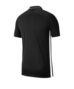 Rückansicht von Nike Academy 19 Poloshirt Poloshirt Herren Schwarz