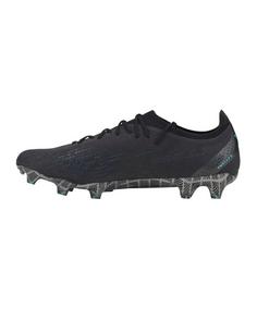 Rückansicht von PUMA ULTRA Ultimate FG/AG Fearless Fußballschuhe schwarztuerkisgrauweiss