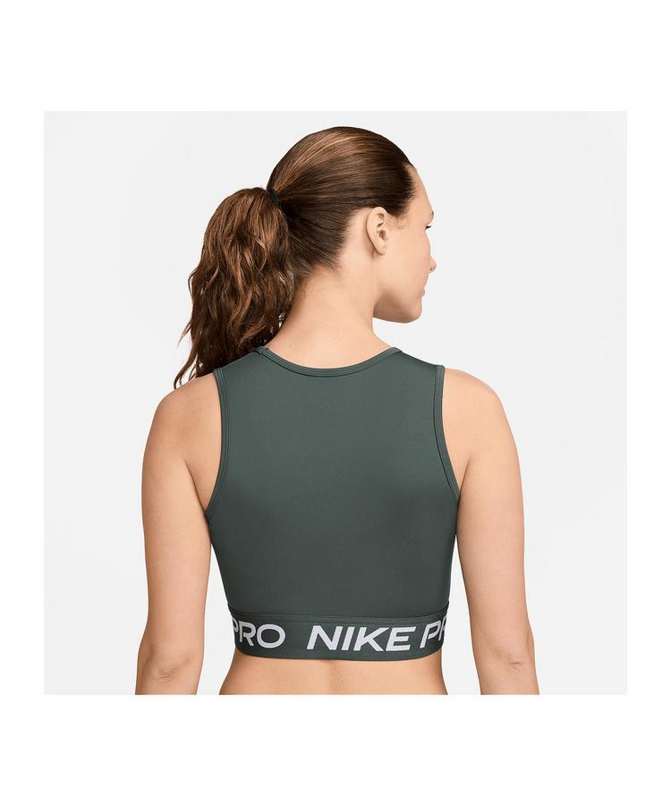 Nike Nike Pro 365 Crop Tanktop Damen Laufshirt Damen - gruen - 0 | SportScheck