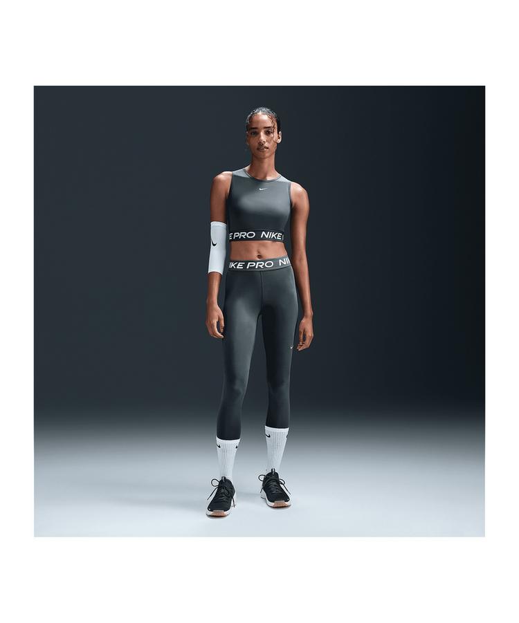 Nike Nike Pro 365 Crop Tanktop Damen Laufshirt Damen - gruen - 3 | SportScheck