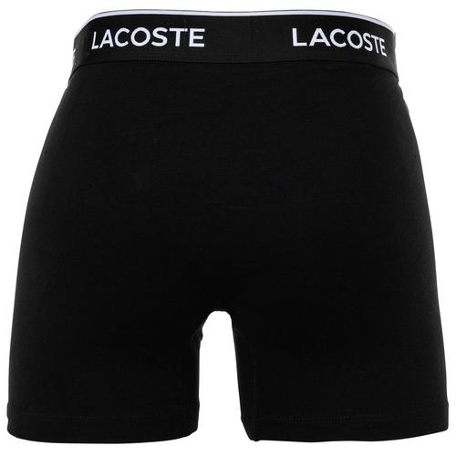 Rückansicht von Lacoste Boxershort Hipster Herren Schwarz