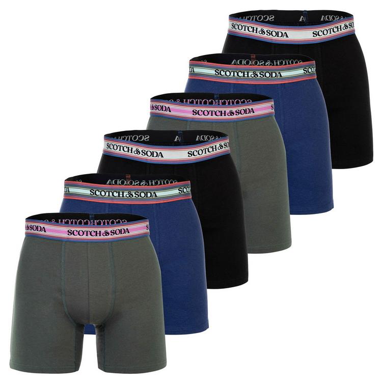 Scotch & Soda Scotch & Soda Boxershort Unterhose Herren - Schwarz/Gr&uuml;n - 0 | SportScheck