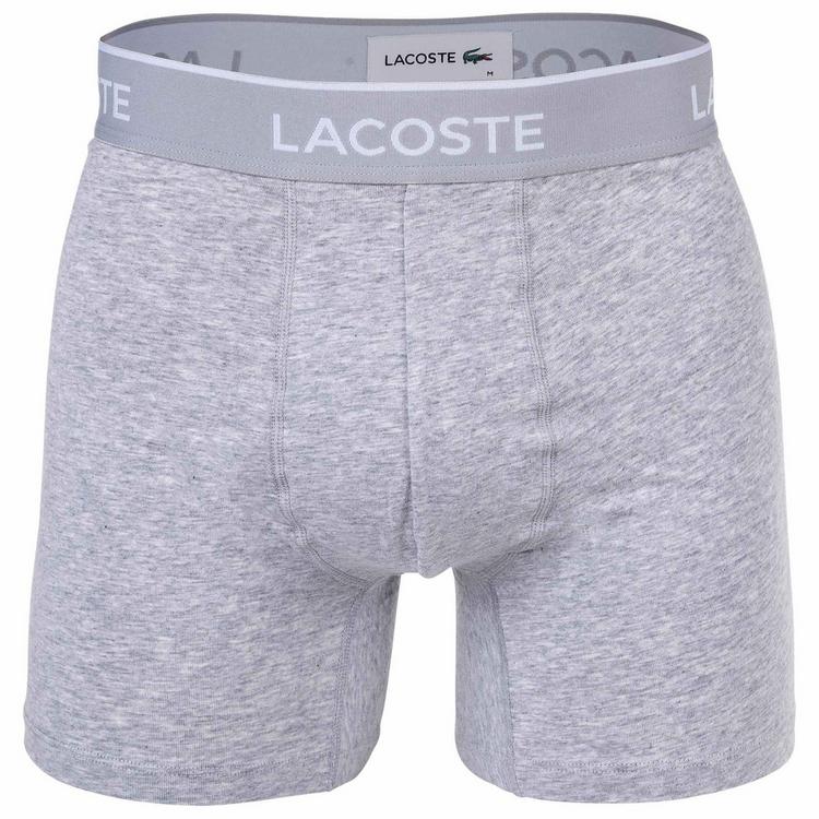 Lacoste Lacoste Boxershort Unterhose Herren - Schwarz/Wei&szlig;/Grau - 5 | SportScheck