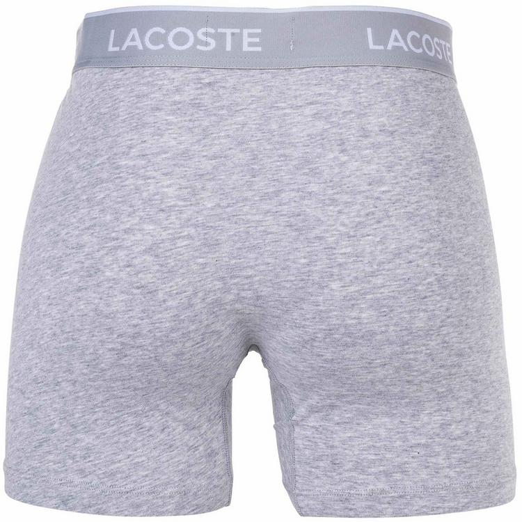Lacoste Lacoste Boxershort Unterhose Herren - Schwarz/Wei&szlig;/Grau - 4 | SportScheck