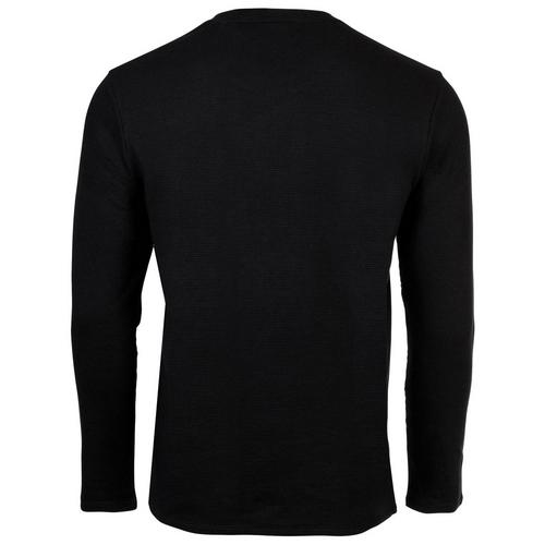 Rückansicht von Boss Longsleeve T-Shirt Herren Schwarz