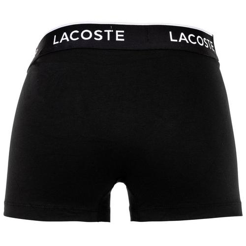 Rückansicht von Lacoste Boxershort Hipster Herren Schwarz