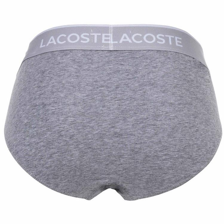 Lacoste Lacoste Slip Unterhose Herren - Schwarz/Grau/Wei&szlig; - 3 | SportScheck