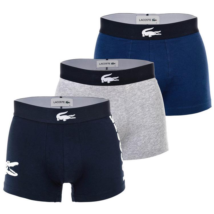 Lacoste Lacoste Boxershort Unterhose Herren - Dunkelblau/Grau - 0 | SportScheck