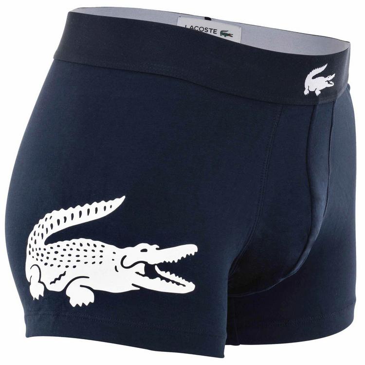 Lacoste Lacoste Boxershort Unterhose Herren - Dunkelblau/Grau/Gr&uuml;n/Wei&szlig; - 2 | SportScheck