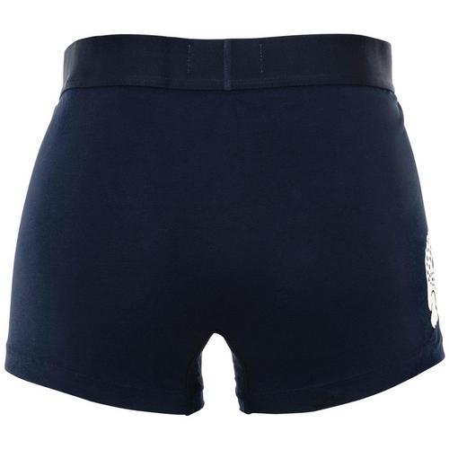 Rückansicht von Lacoste Boxershort Hipster Herren Dunkelblau/Grau/Grün/Weiß