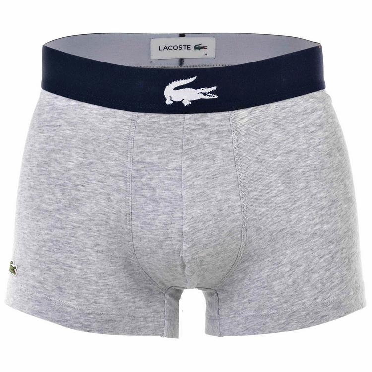 Lacoste Lacoste Boxershort Unterhose Herren - Dunkelblau/Grau/Gr&uuml;n/Wei&szlig; - 5 | SportScheck