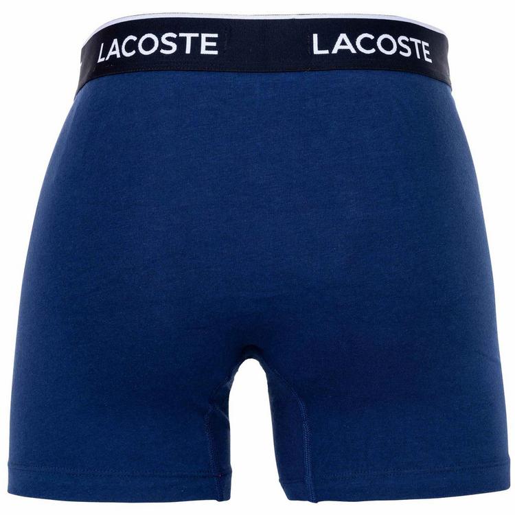 Lacoste Lacoste Boxershort Unterhose Herren - Dunkelblau/Rot - 3 | SportScheck
