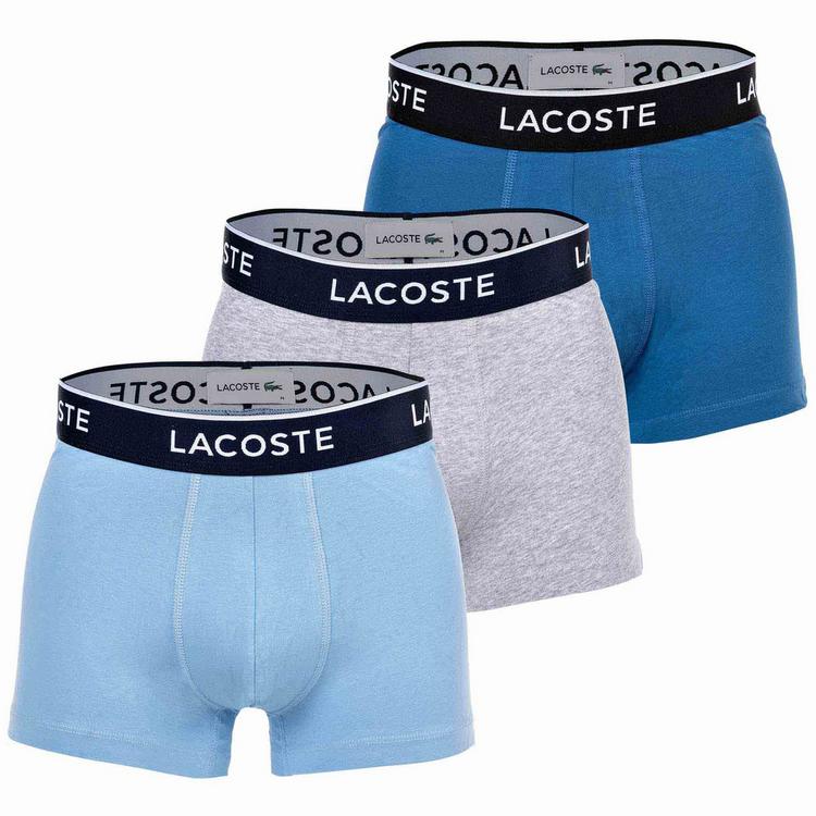Lacoste Lacoste Boxershort Unterhose Herren - Blau/Grau - 0 | SportScheck